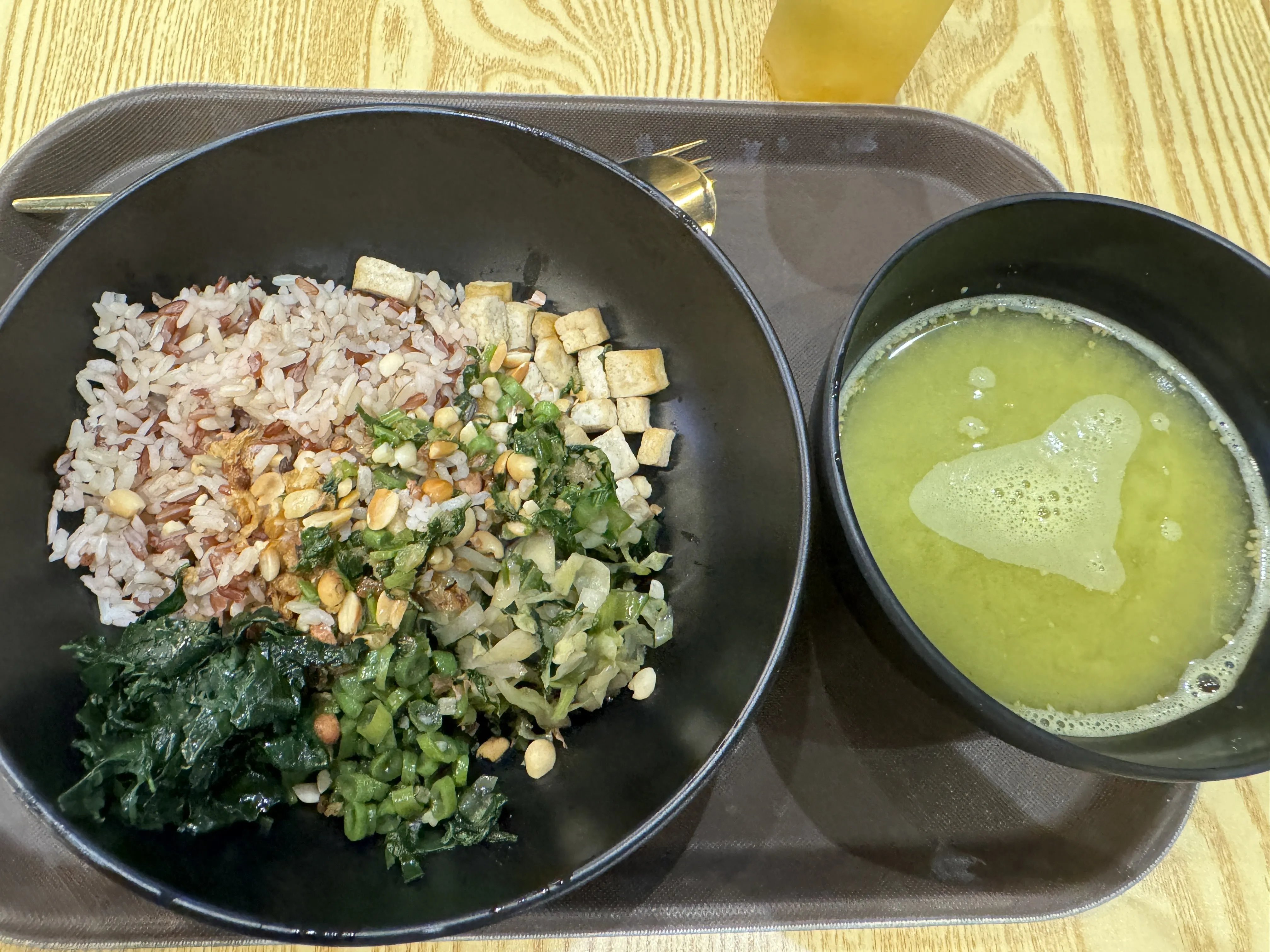 Vegetarian thunder tea rice at love lei cha:&nbsp;https://www.instagram.com/loveleifoodsg/. A common Hakka staple in Singapore