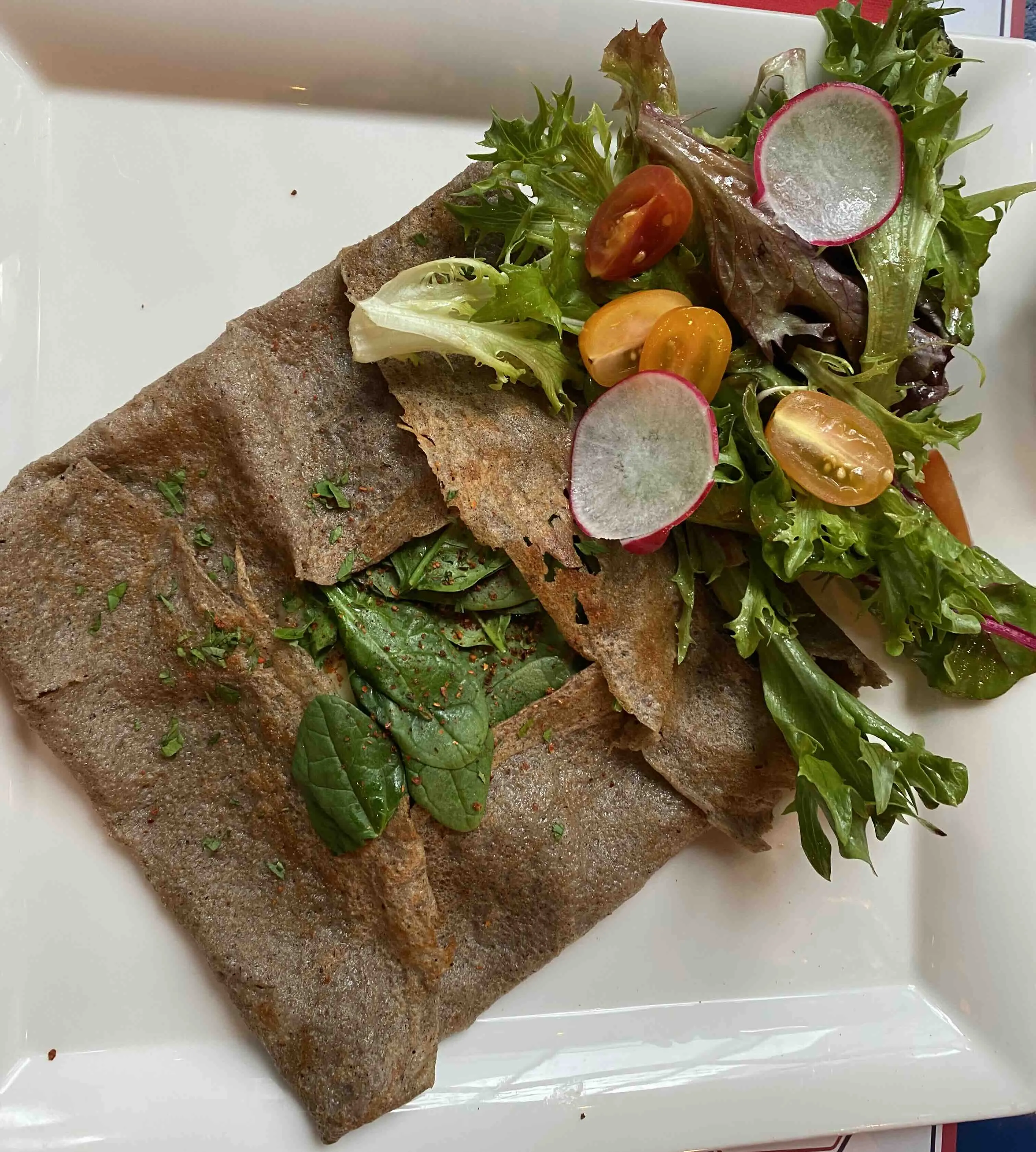 Savory vegetarian crepes at French Fold:&nbsp;https://mercimarcelgroup.com/fold/telok-ayer-singapore/